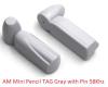 EAS Security AM Mini Pencil TAG Gray with Pin 58Khz