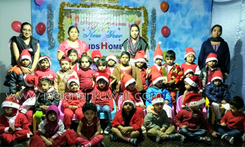 Kids Home Play School celebrated Christmas and New year