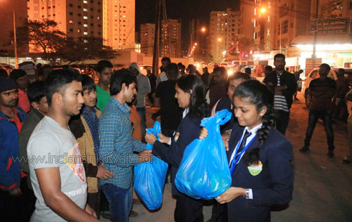 Students of the Indian Community School (Senior) Kuwait Lend A Helping Hand to the Less Privileged