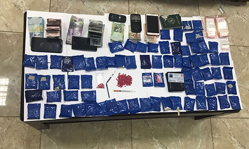 Interior Ministry arrests Asian with 14,000 narcotic pills 