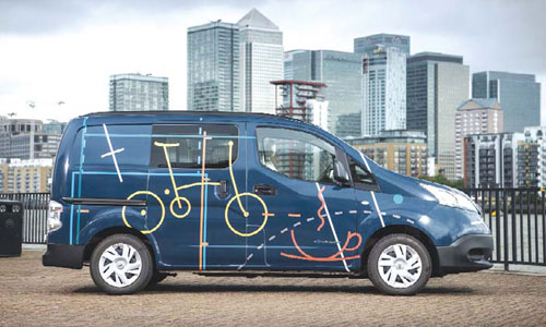Nissan e-NV200 WORKSPACe - the world’s first all-electric mobile office