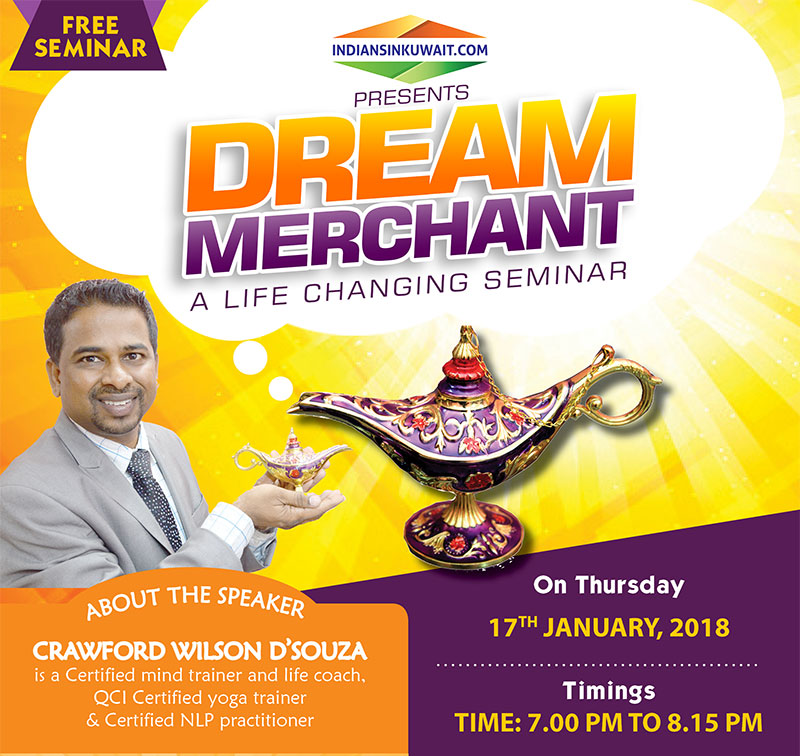 Indiansinkuwait.com presents free Seminar on "Dream Merchant" 
