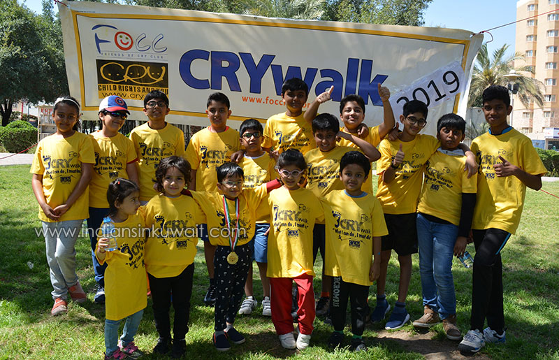 Friends of CRY Club (FOCC) organized CRYwalk 2019