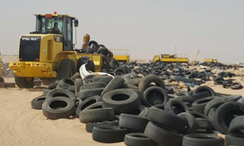 290 tires removed in Jahra clean-up