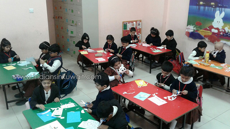 Bhavan’s SIS Kindergarteners compete in Designing