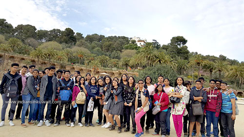 FAIPS Students on an Educational Trip to Barcelona