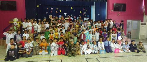 Salmiya Indian Model School conducted Fancy dress Competition