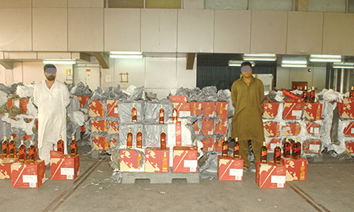 6,500 bottles of foreign liquor seized at Shuwaikh Port