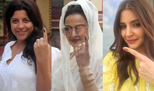 BMC polls: Bollywood celebs vote