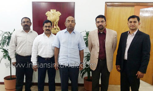 Seva Darshan Kuwait Office Bearers met Indian Ambassador