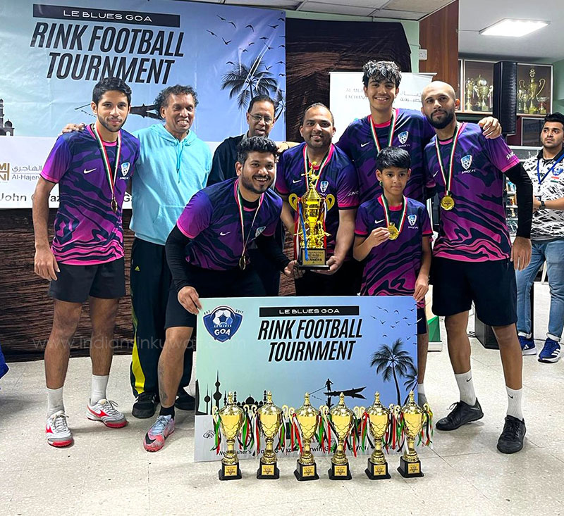 SPARX FC - Champions of the Rink Football Tournament 2024 by Le Blues Goa