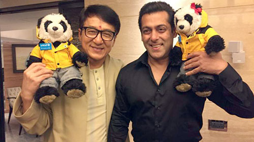 Jackie Chan meets Salman Khan