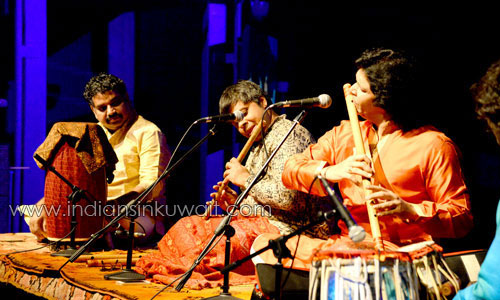 Indian Classical Music concert on Bamboo Flute attracts Kuwaiti music lovers