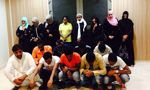 17 people arrested in fake domestic help office