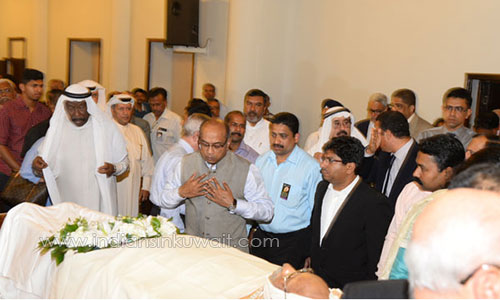 Large Crowd paid tribute to Toyota Sunny - the real life hero of Indian community in Kuwait 