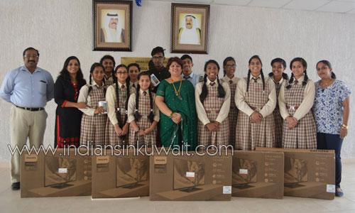 Indian central school secures second and third prizes for the Kuwait South Indian dance festival