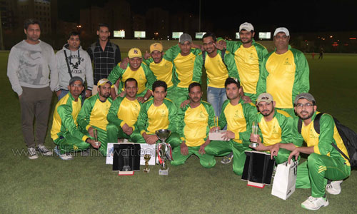 Dabhil Cricket Club lifts the Dawood A. Hamid Bebal Memorial Trophy organized by Amar Cricket Club