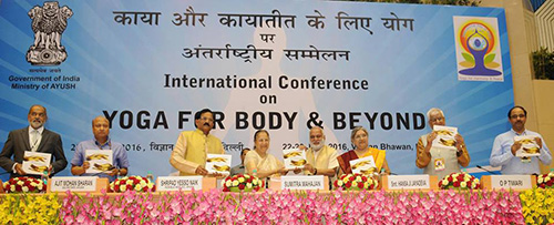 Four  from Kuwait attends International Conference on Yoga for Body  in Delhi