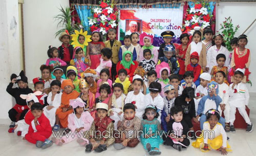 Kids Home Play School Mangaf & Abuhalifa celebrated the Childrens day  with Fancy Dress competition
