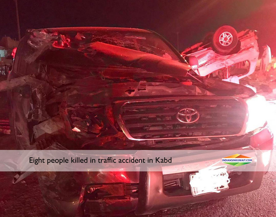 Eight people killed in traffic accident in Kabd
