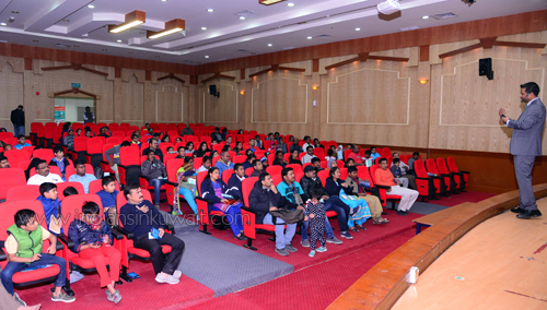 IIK & Indian Central Exemplary School - Mangaf, organized a Seminar on the Topic of - "Score More with Mind Power"