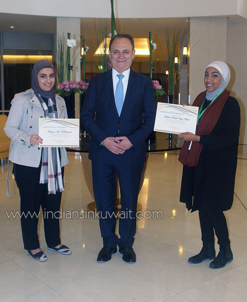 Marina Hotel Kuwait trains interns in collaboration with LOYAC 