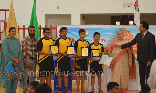 ICSK Organised Kuwait Cluster Boys Badminton Tournament; Impressive Victory of ICSK U-14 Team