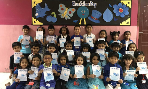 Bhavans’ Kindergarten Celebrates Colour Day