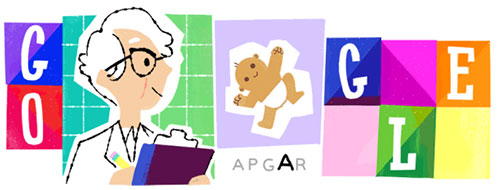 Google Doodle honours pioneering clinician Virginia Apgar