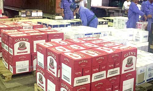 4,500 foreign liquor bottles seized