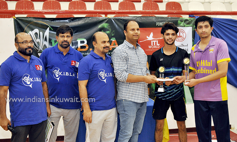 Indian teams dominate Badminton Tournament conducted by Kuwait Indian Badminton Lovers Association (K.I.B.L.A) 