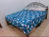 Double bed Mattress with wooden frame and Metal base 