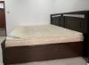 Queen size Cot  with Mattress 