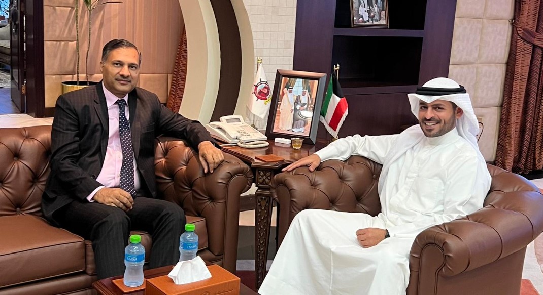 Indian Ambassador called on newly appointed Mubarak Al-Kabeer Governor