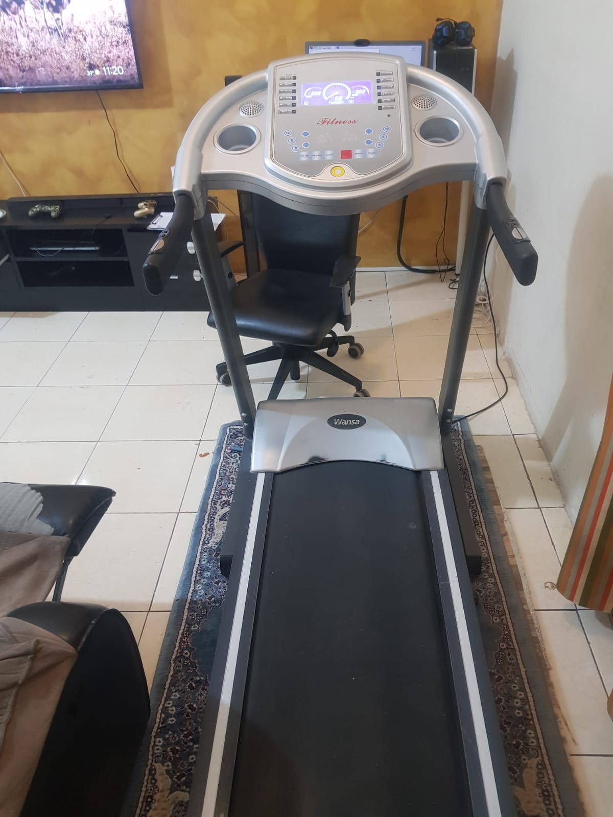 Wansa high online quality foldable treadmill