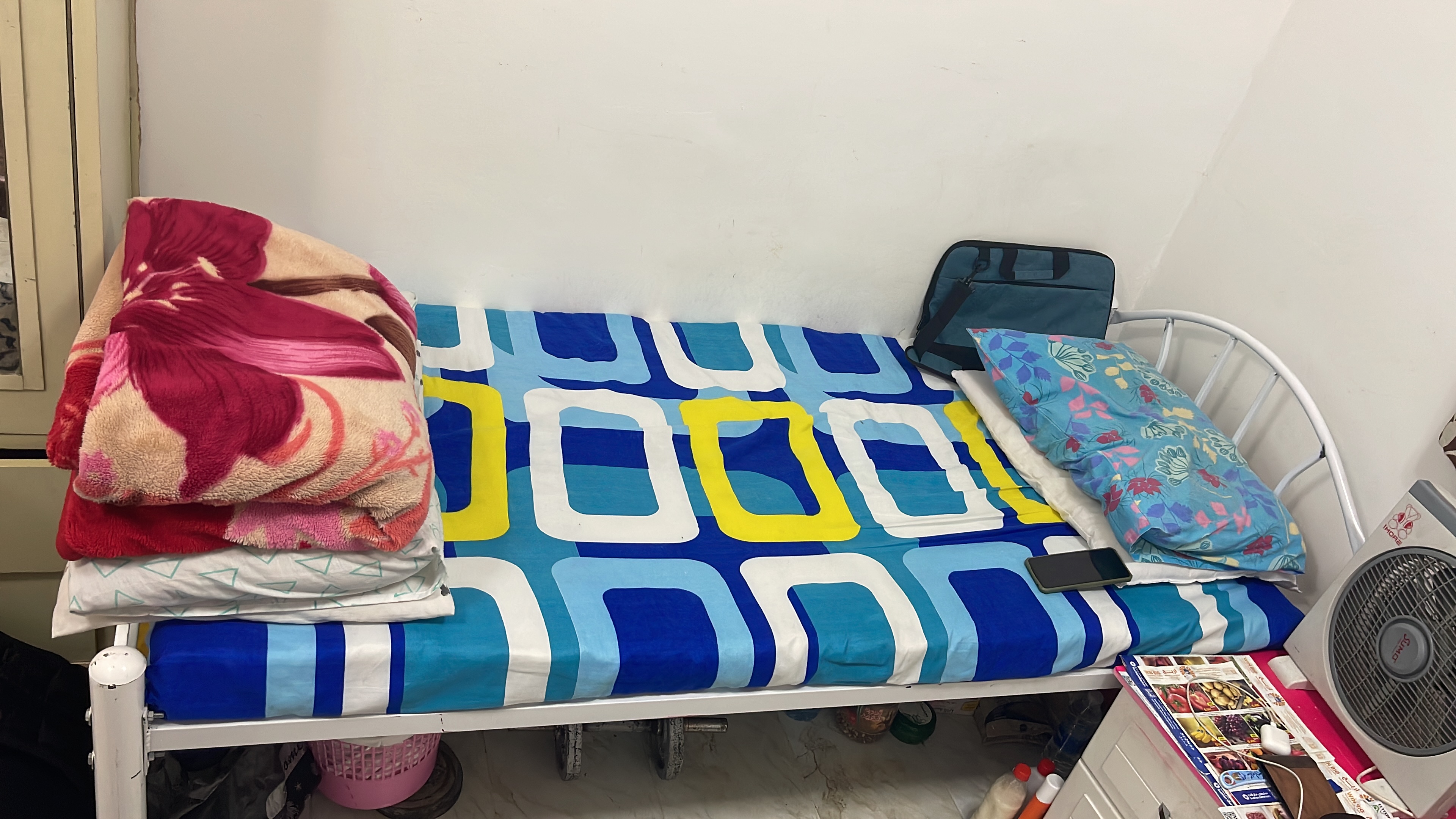 Single Cot With Medicated Mattress 