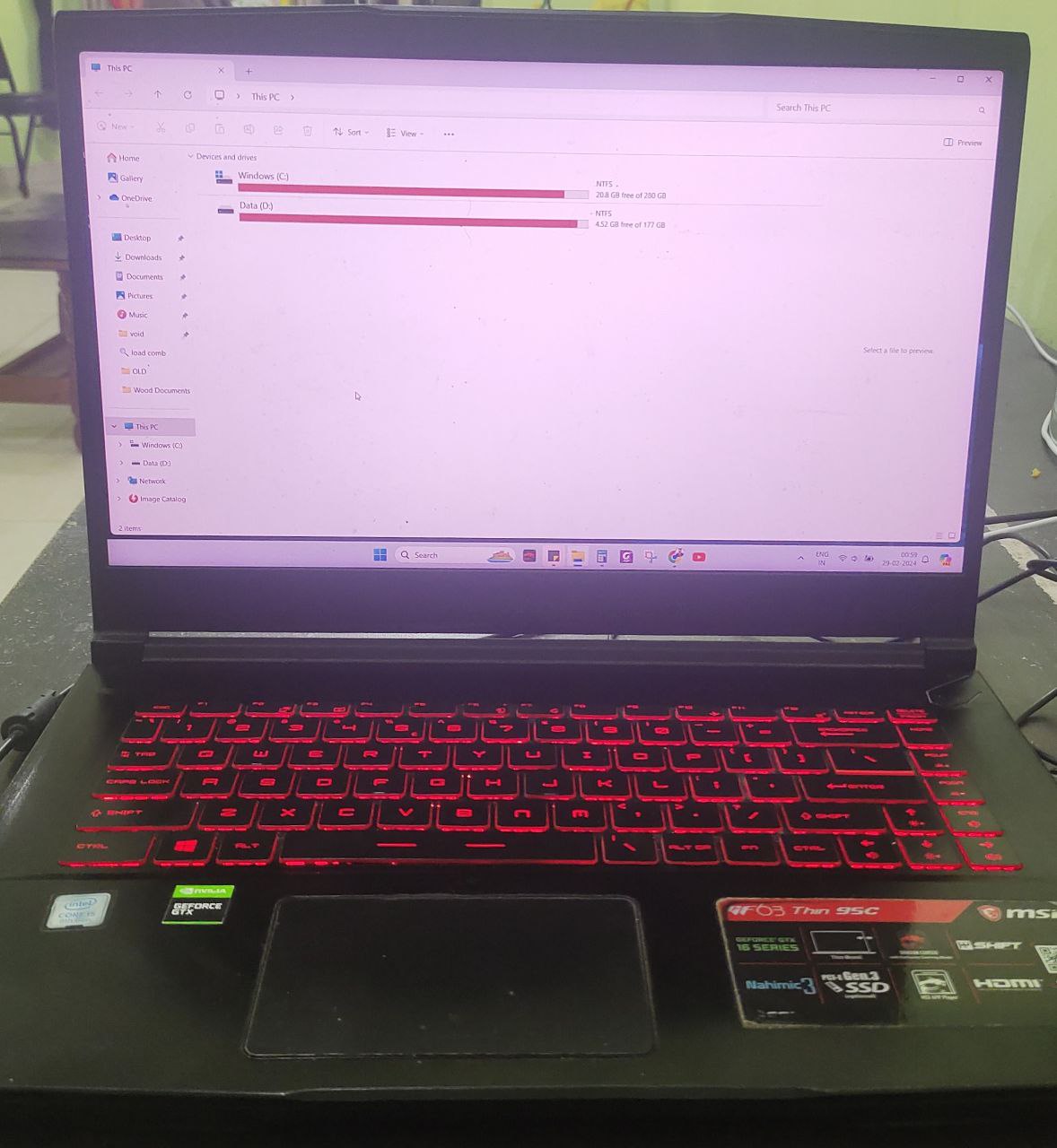 Gaming laptop for sale @ 200kd