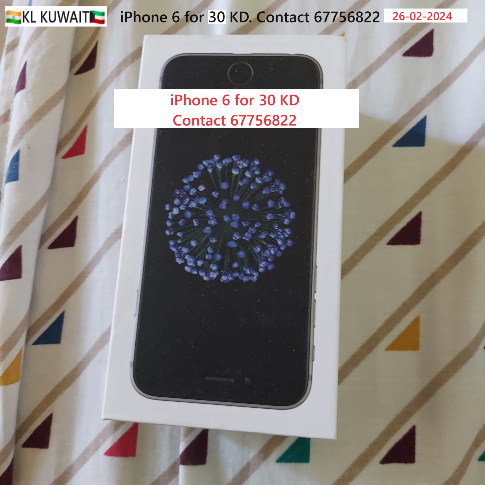 iPhone 6 for 30 KD only