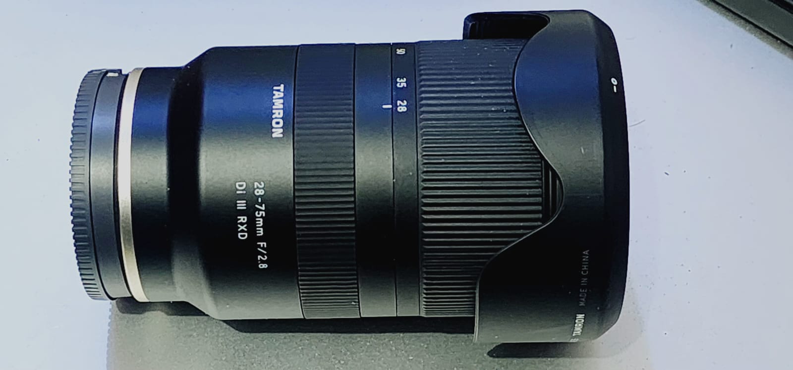 TAMRON 28-75MM F/2.8 DI III RXD FOR SONY E-MOUNT FULL FRAME WITH HOOD for sale