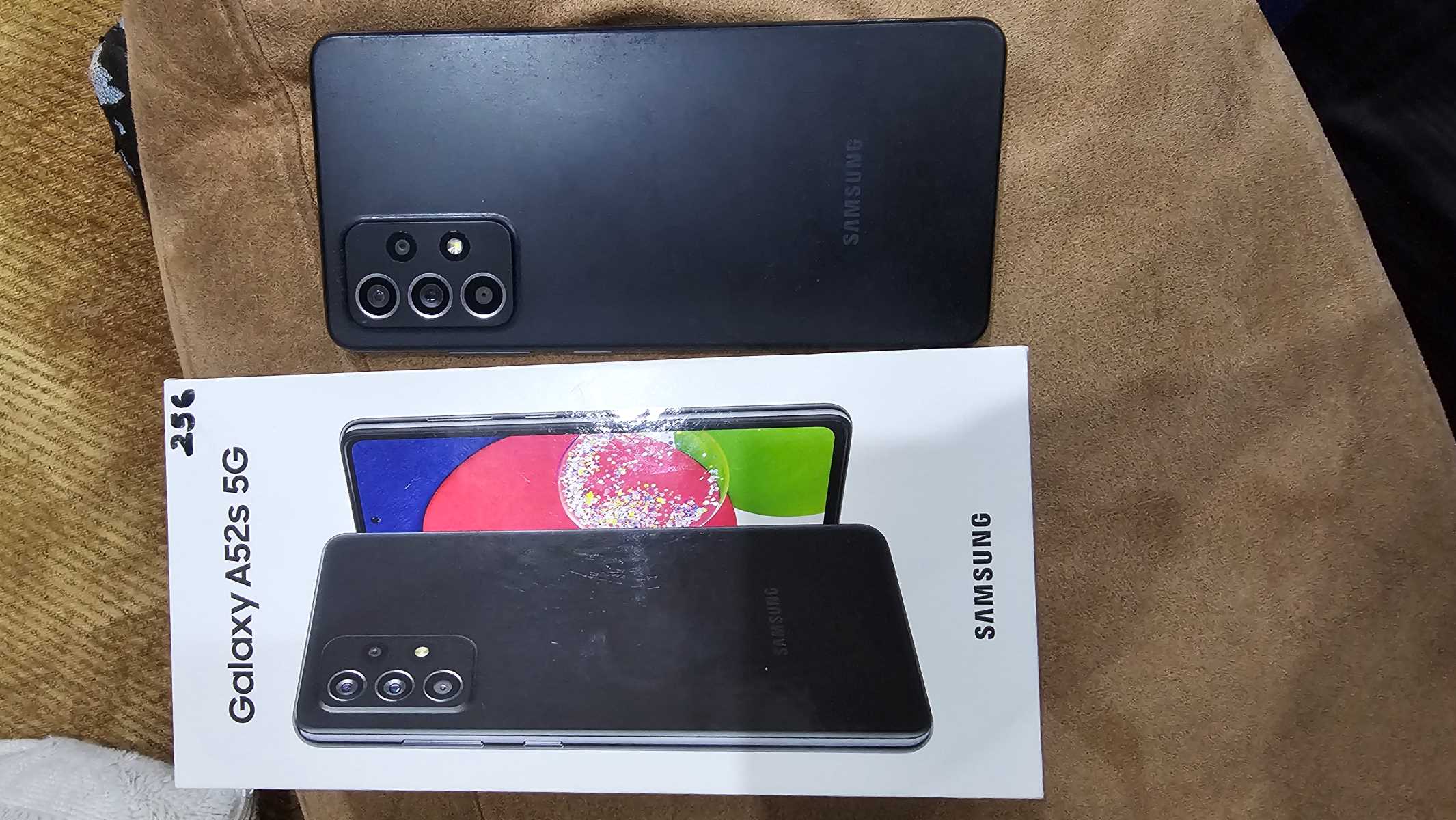 Samsung A52s 5G Memory-256GB, Ram-8GB (Black color) for Sale