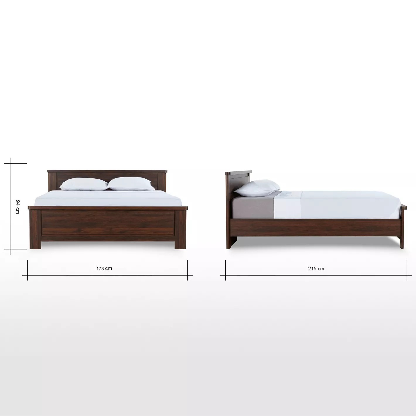 Wooden Bed (Home Centre)