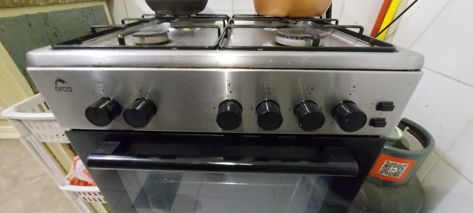 Orka 4 burner with oven and full safety