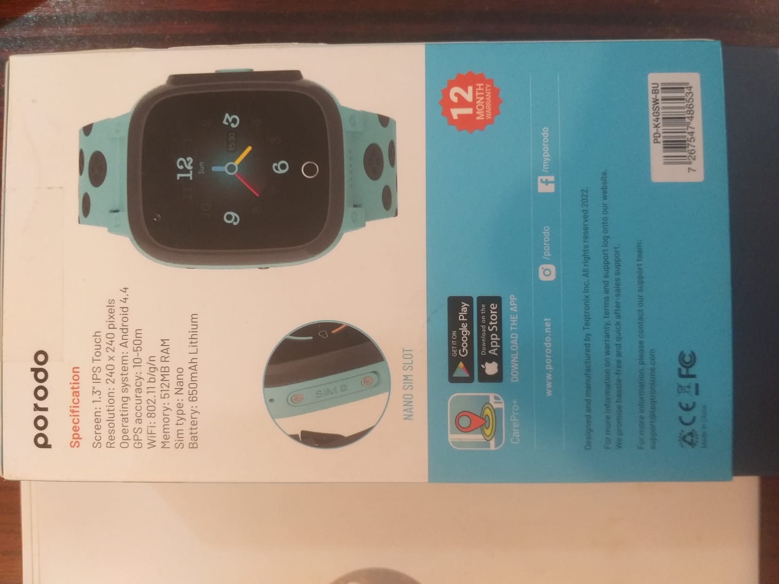 Kids Smart Watch - 4G Sim - GPS Tracking - Video Calling Watch for sale