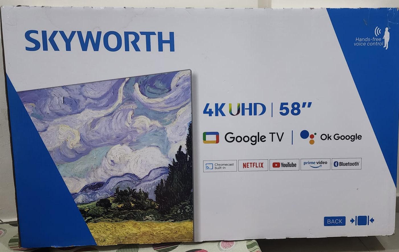 Brand new 58’ inch 4K led tv 