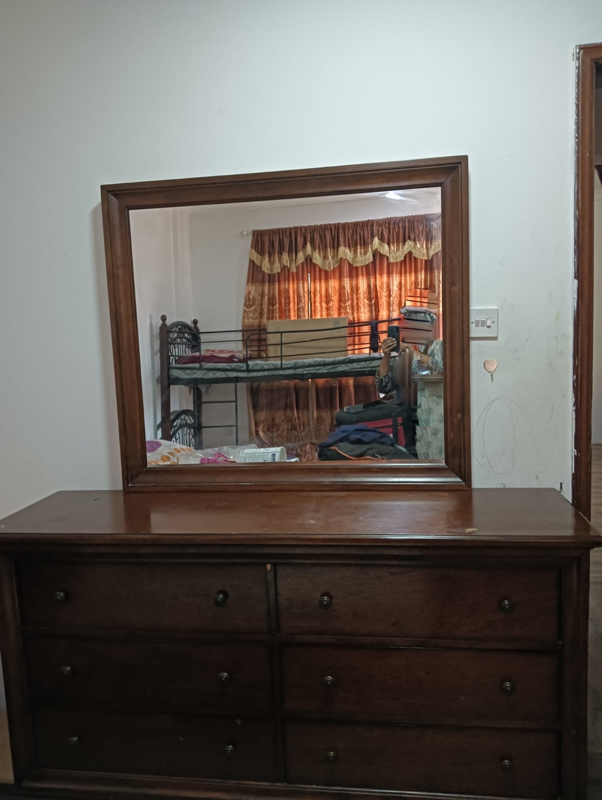 For sale dressing table 6 drawers