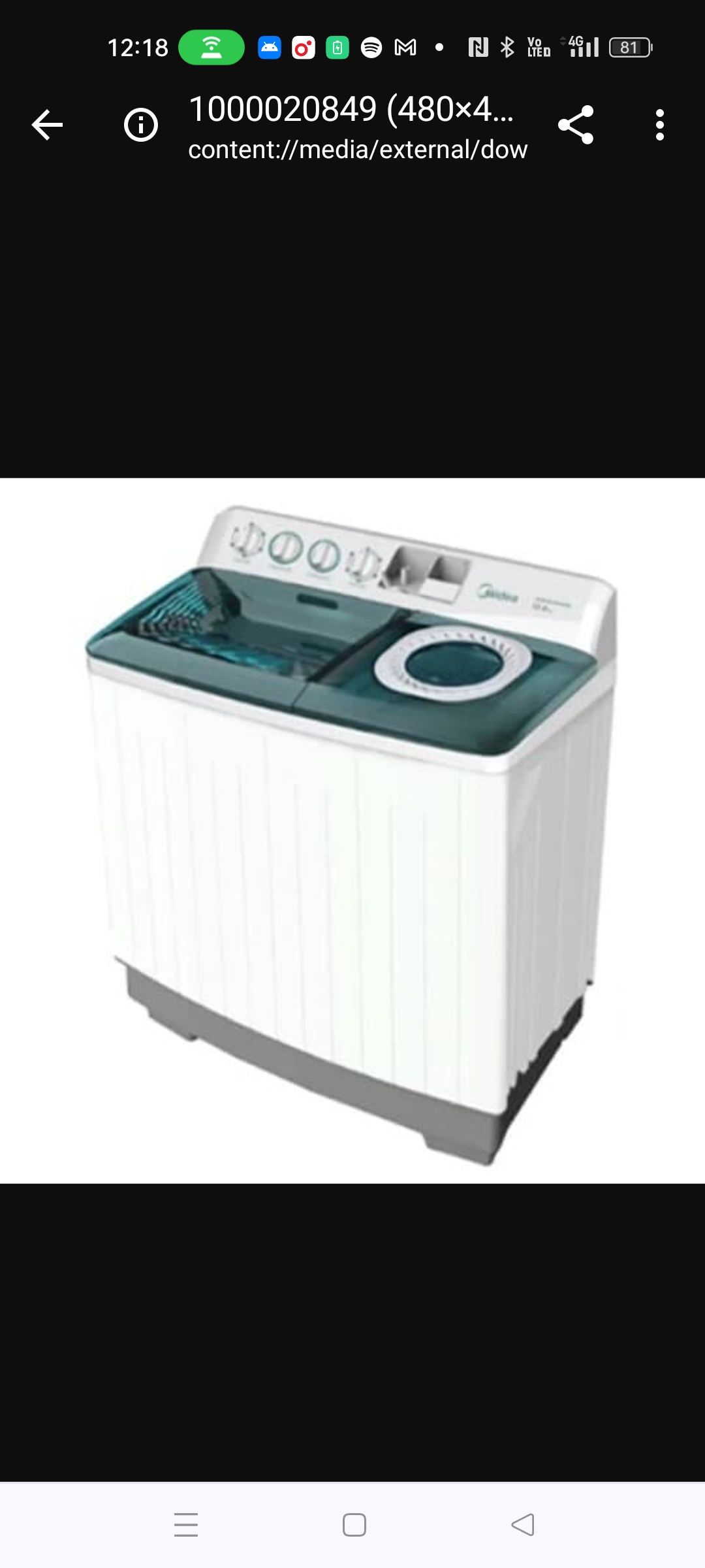 Ikon Electric Oven, Midea Washing Machine, beds with cots