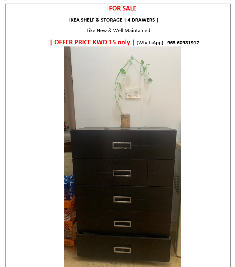 FOR SALE -HOUSEHOLD ITEMs with Photo-REASONABLE PRICE-Salmiya (Easy Transport)