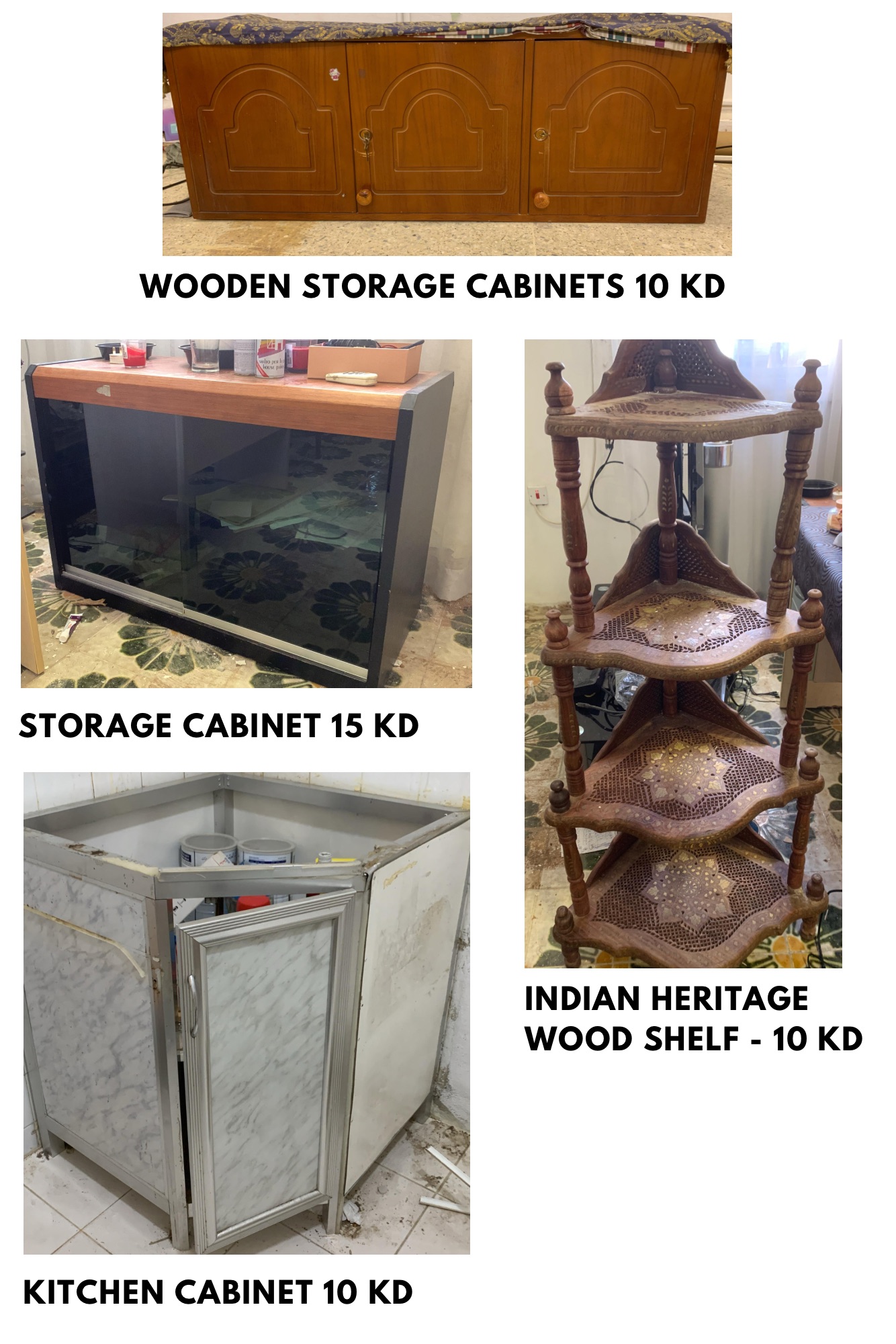 Furniture items for Sale