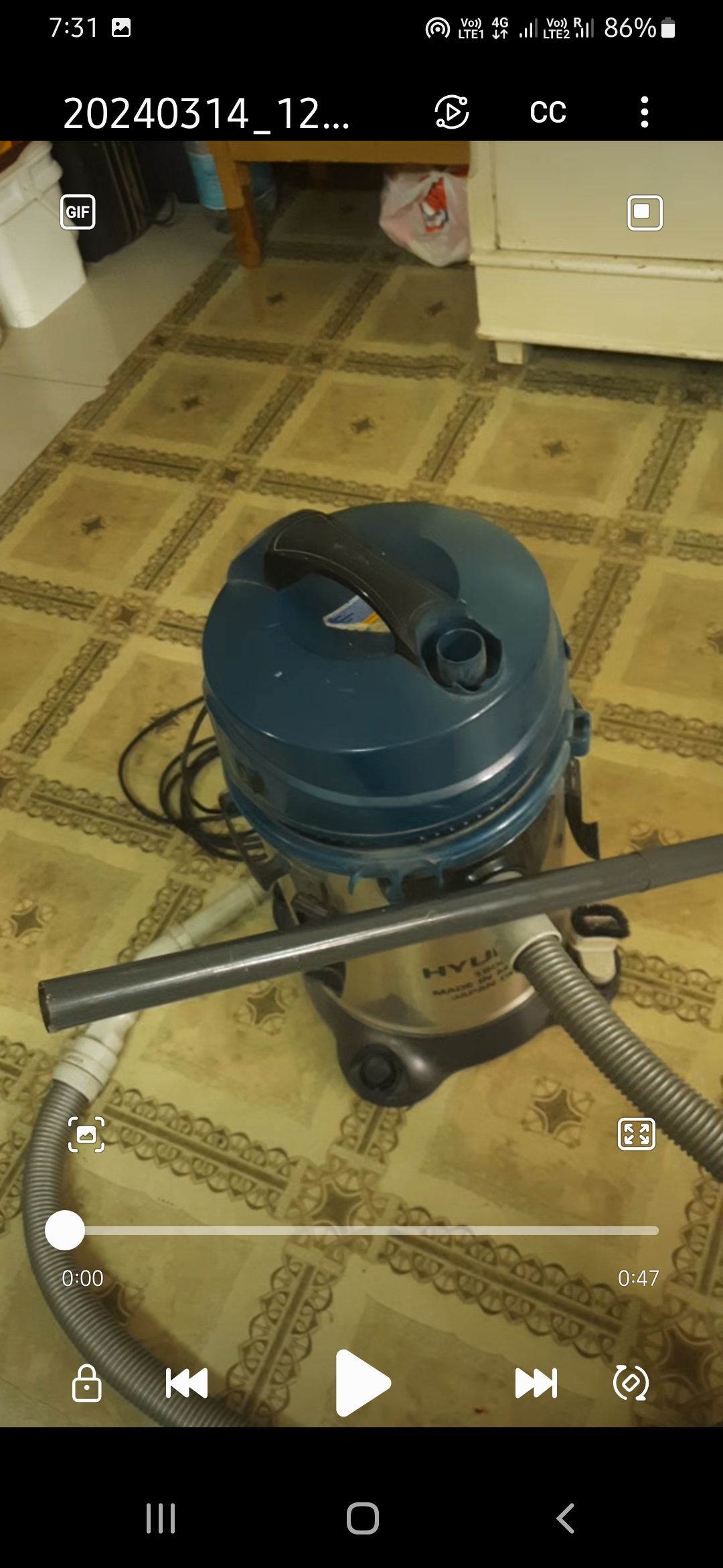 Hyundai Vacuum cleaner, 1800 Watts 