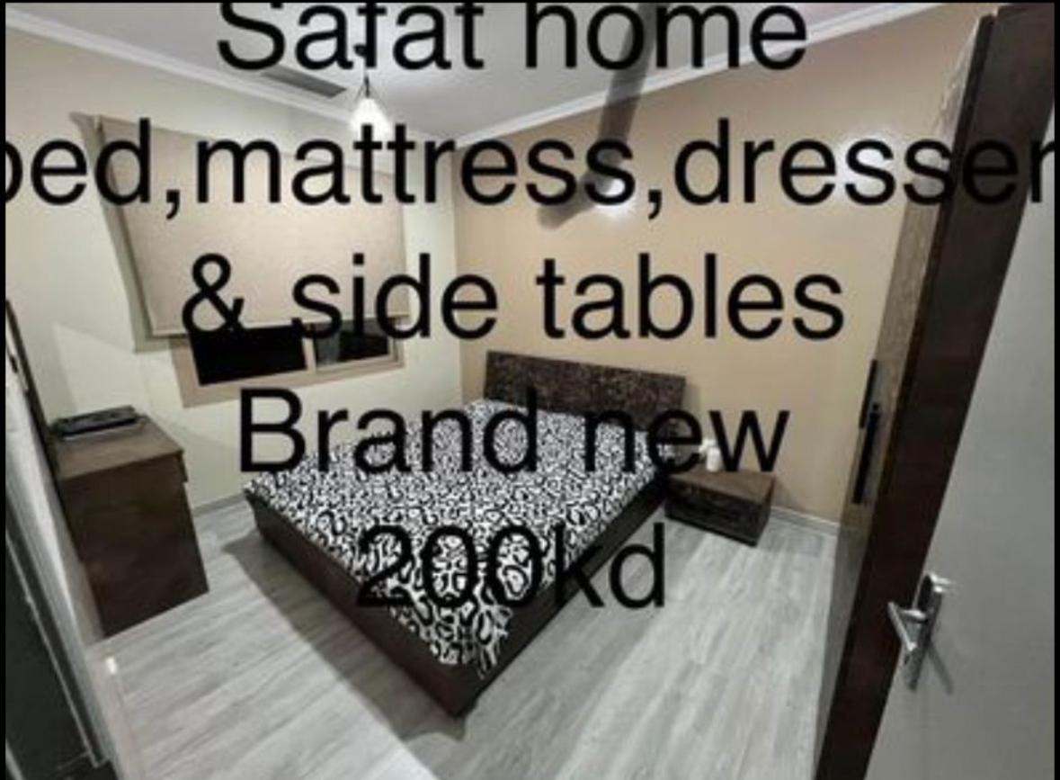 Safat home Bedset without wardrobe
